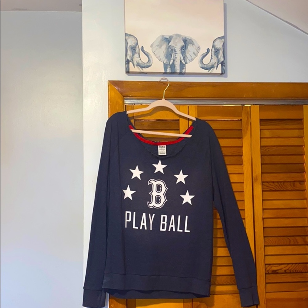 VS PINK Boston Red Sox long sleeve SZ LG